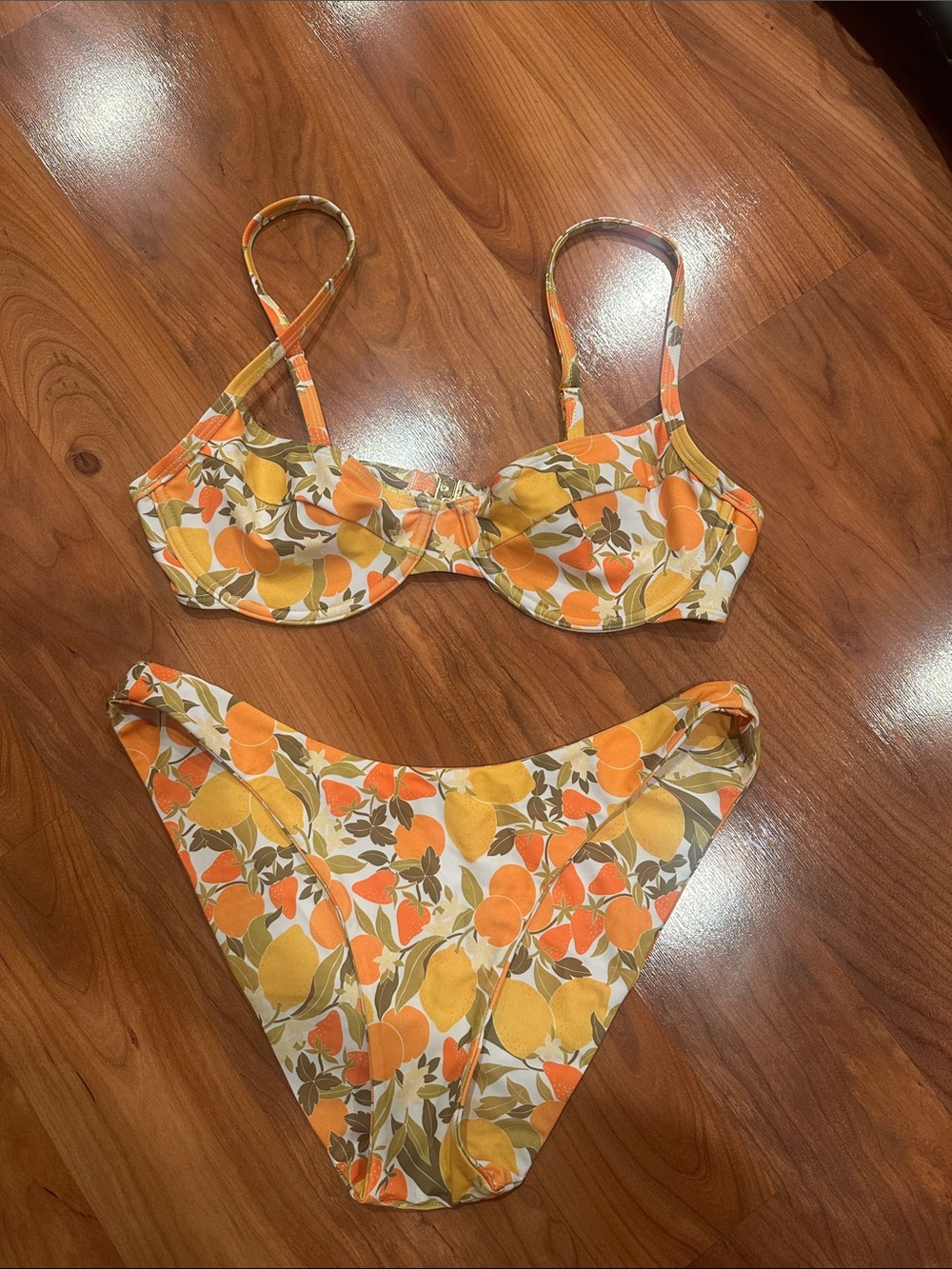 Kulani Kinis Bikini set - citrus print